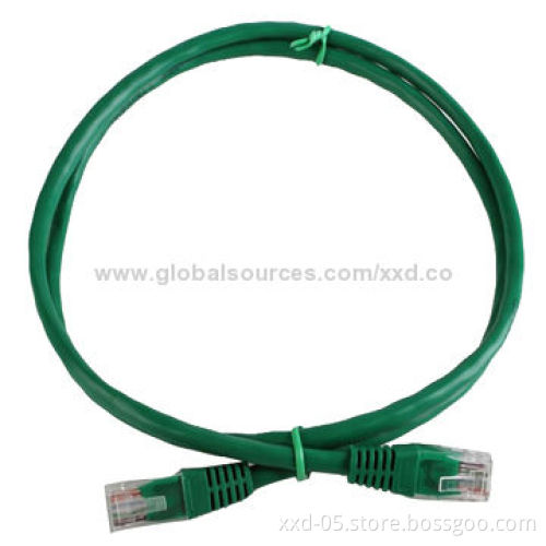 FTP/UTP Cat6 LAN Cable with PVC Coat, Color-coded PE Insulation